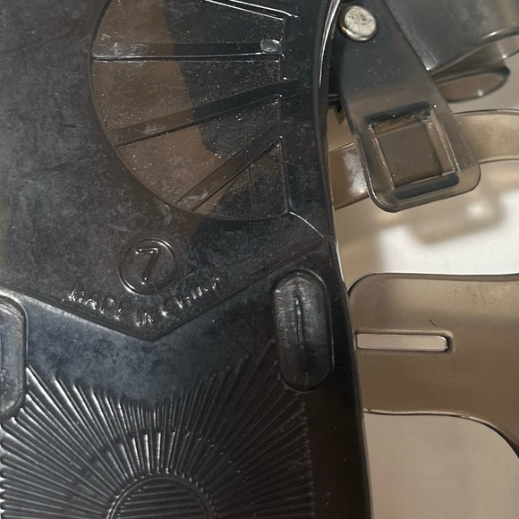 Kate Spade Jelly Bow Stylish Black Sandals - Picture 9 of 9